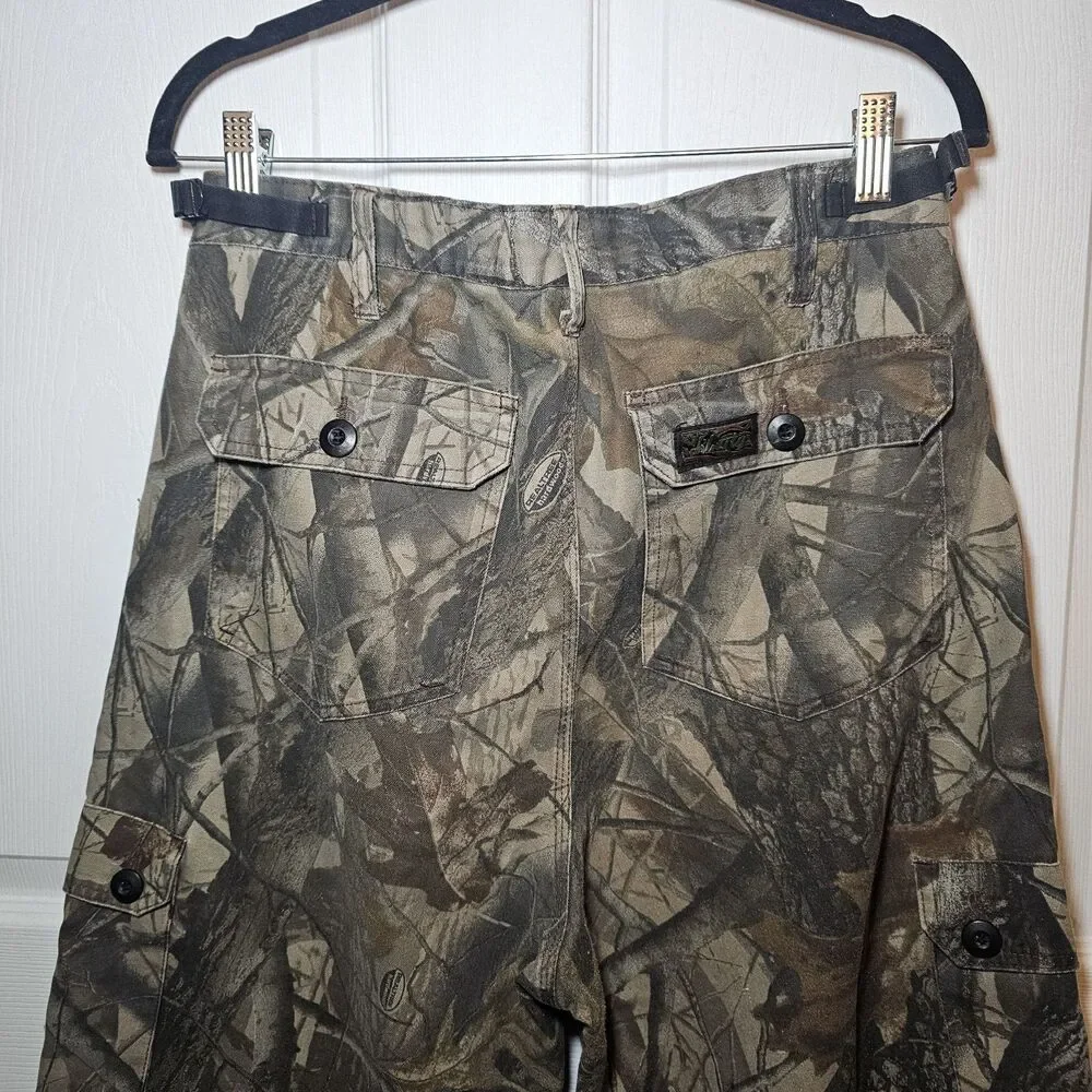 Liberty Cargo Pants Mens Large Regular Realtree Camo Relaxed Hunting Outdoor
